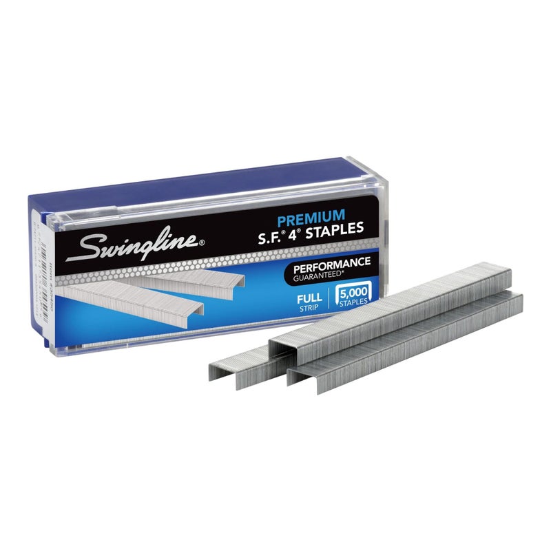 Swingline Staples, S.F. 4, Premium Staples for Desktop Staplers, 1/4" Length, 210/Strip, 5000/Box (35450) - Image 3